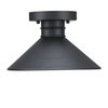 Westinghouse Fixture Ceiling Outdoor SemiFlush-Mount 60W Watts Creek 11In, Textured Black 6112900